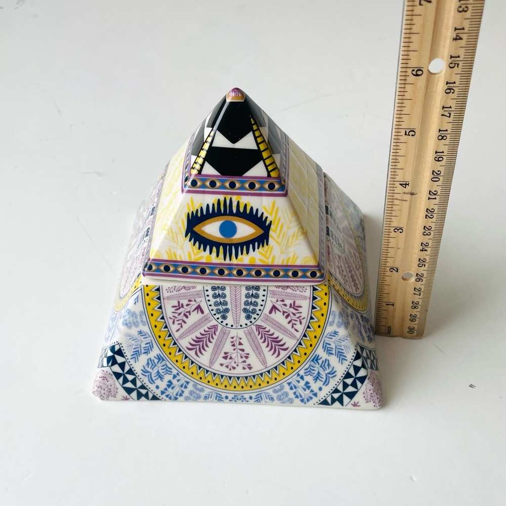 Anthropologies Mara Hoffman Ceramic Candle Holder Eye-catching Home Decor - Picture 13 of 13